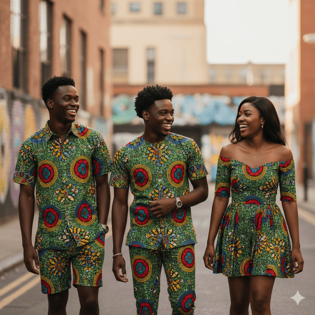 Vibrant Burundi Fashion Background